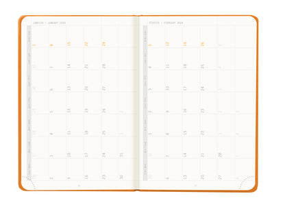 RHODIA 2024 Webplanner A6 Weekly Horizontal Orange