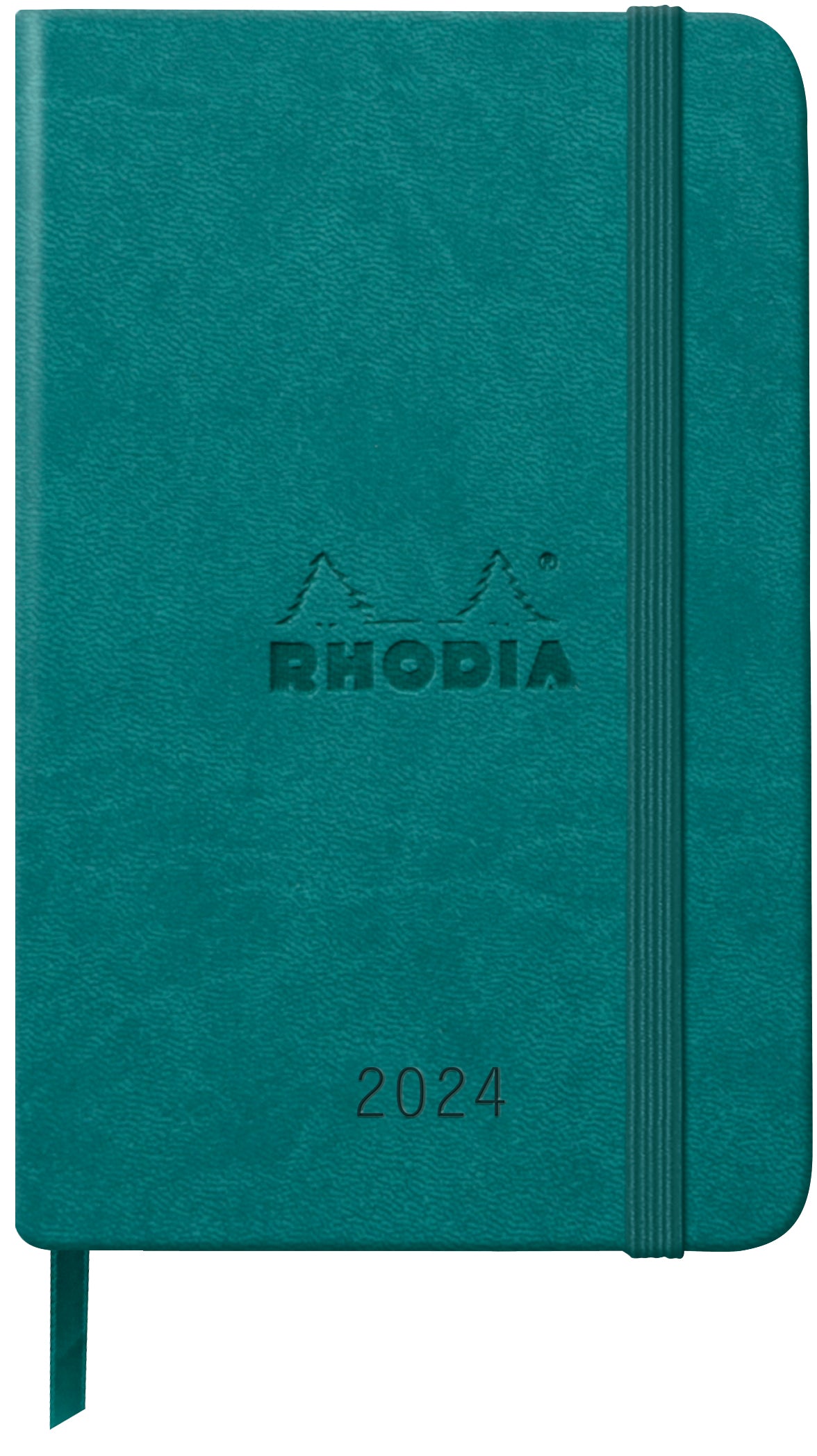 RHODIA 2024 Webplanner A6 Weekly Horizontal Peacock