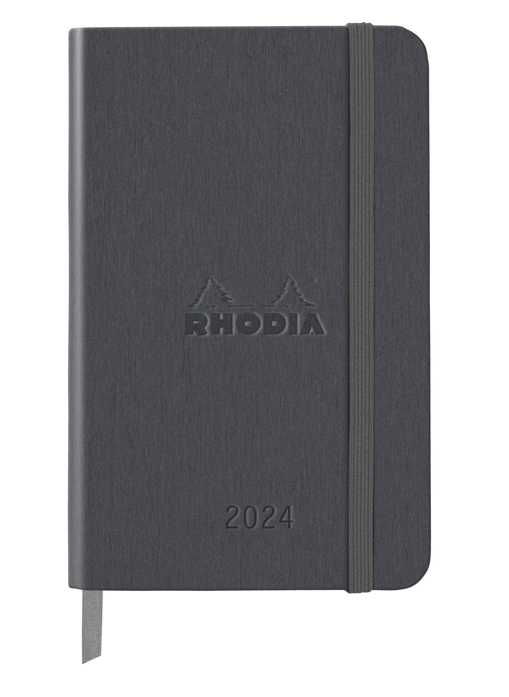 RHODIA 2024 Webplanner A6 Weekly Horizontal Titanium