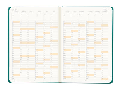 RHODIA 2024 Webplanner A6 Weekly Vertical Peacock