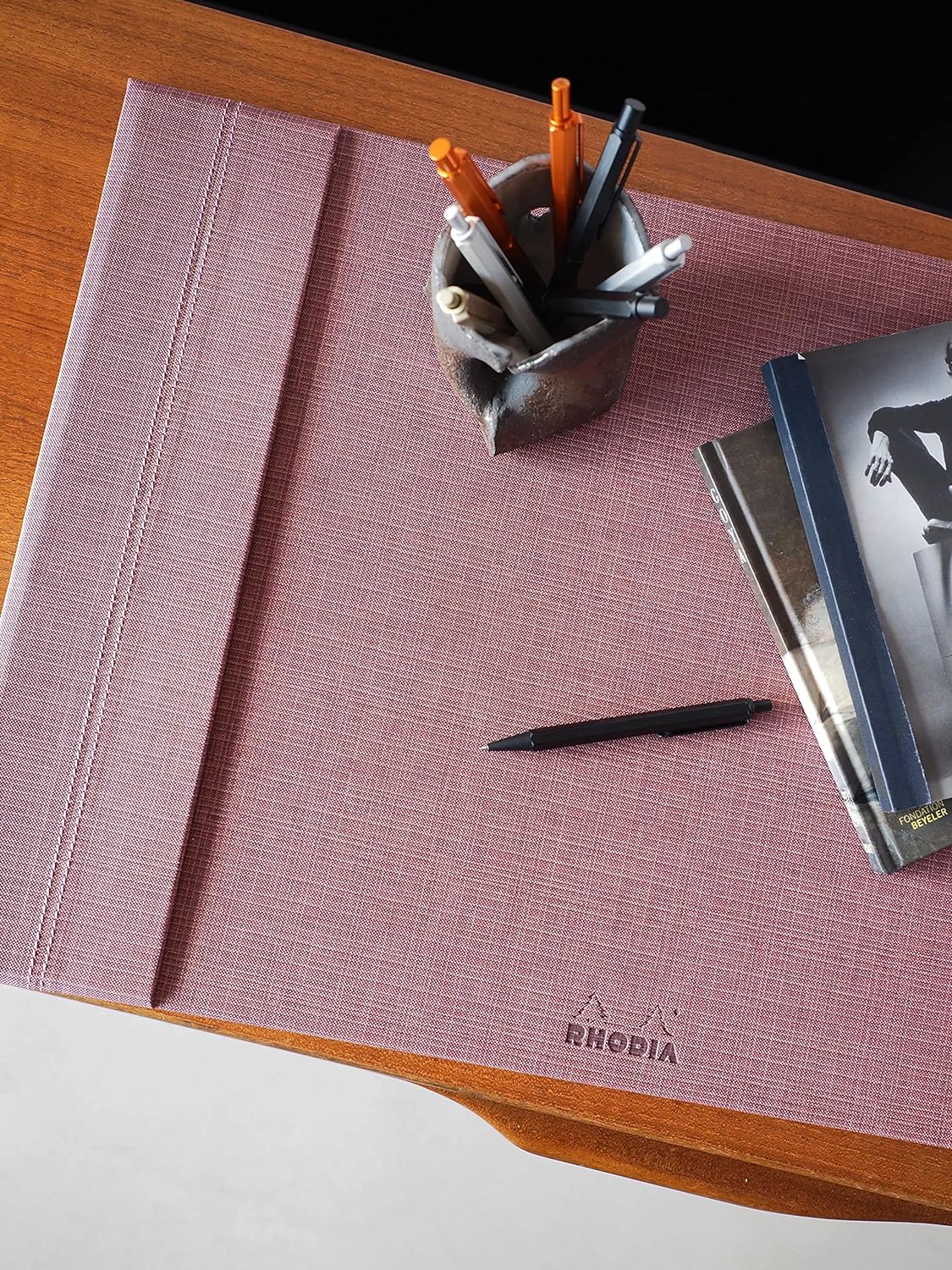 RHODIA Orange Botanique Amarante Hardback Desk Pad 60x40cm