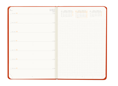 RHODIA 2024 Webplanner A5 Weekly Horizontal Poppy