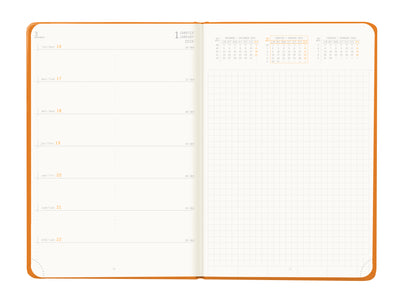 RHODIA 2024 Webplanner A5 Weekly Horizontal Orange