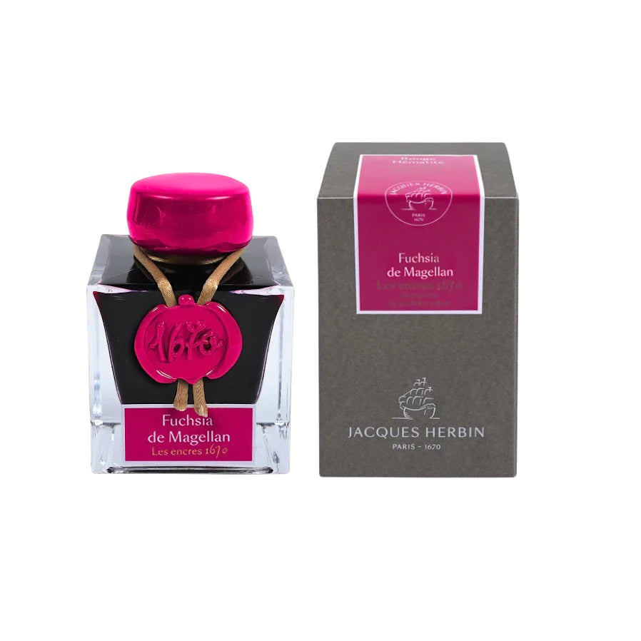 JACQUES HERBIN 1670 Ink 50ml Fuchsia de Magellan Default Title