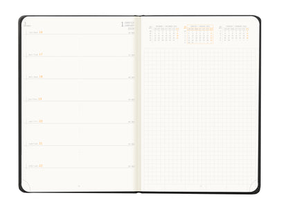 RHODIA 2024 Webplanner A5 Weekly Horizontal Black