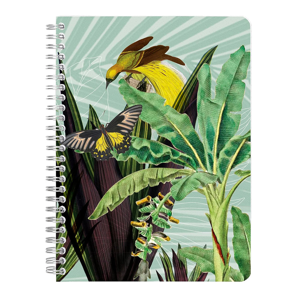 CLAIREFONTAINE x Jungle Harmony Wirebound Notebook A5 74s Lined Hummingbird