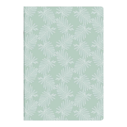 CLAIREFONTAINE x Jungle Harmony Notebook A5 32s Lined Motif Fern