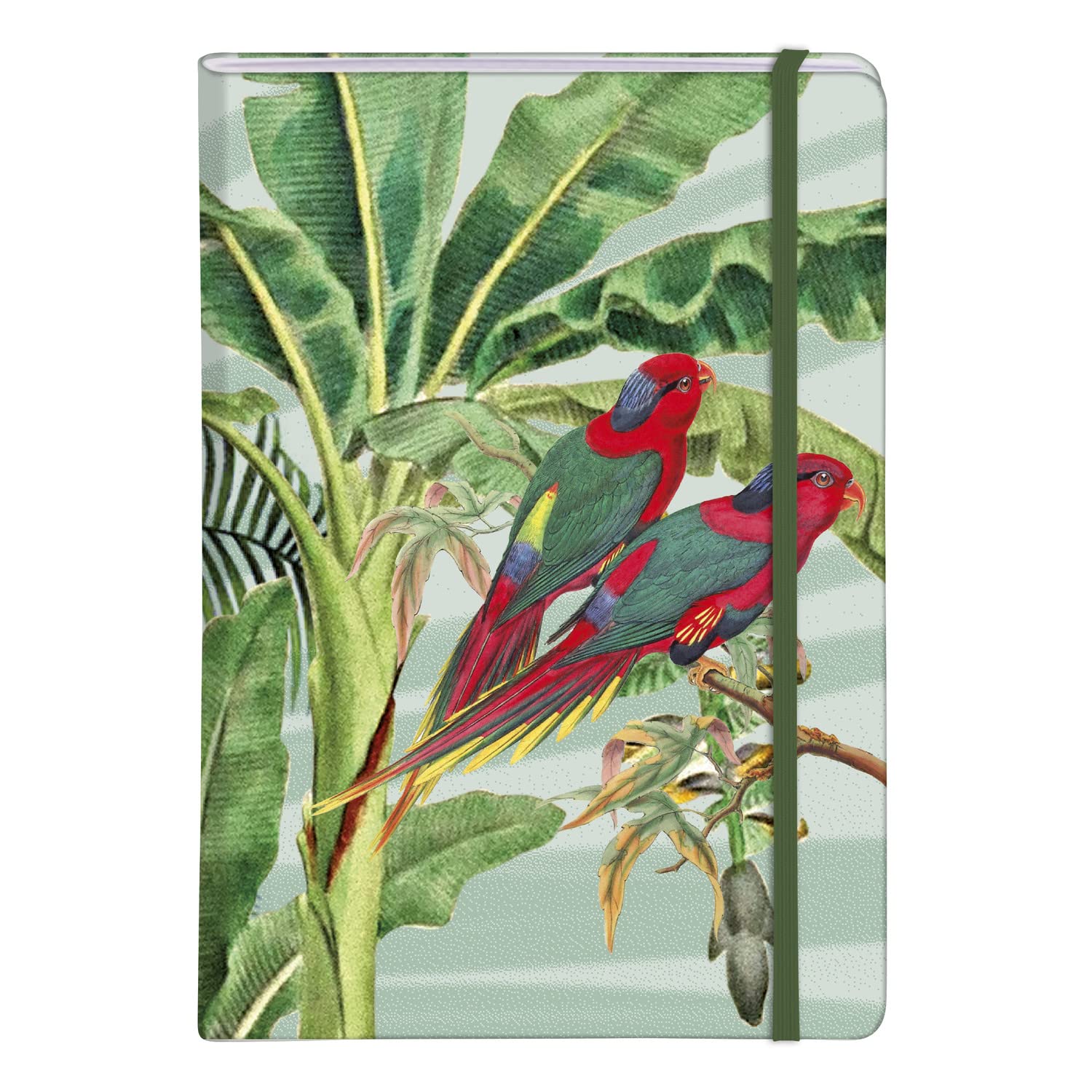 CLAIREFONTAINE x Jungle Harmony Hardcover Notebook A5 48s Lined Parrot