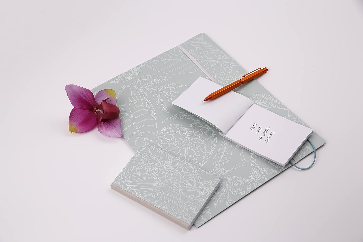 CLAIREFONTAINE x Jungle Harmony Clothbound Notebook 9x14cm 72s Lined Foliage