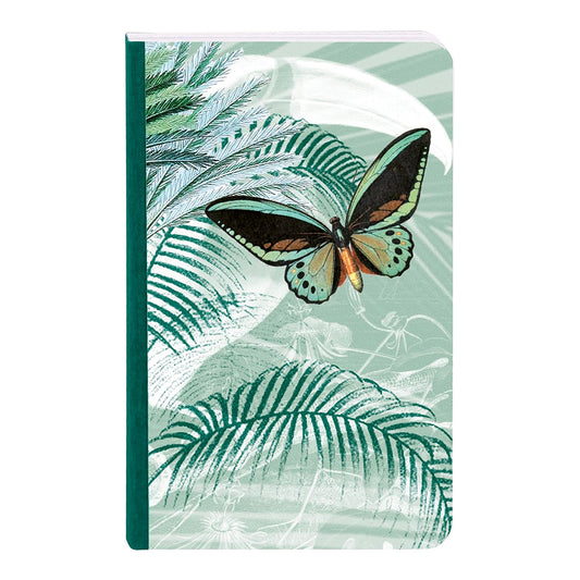 CLAIREFONTAINE x Jungle Harmony Clothbound Notebook 9x14cm 72s Lined Butterfly