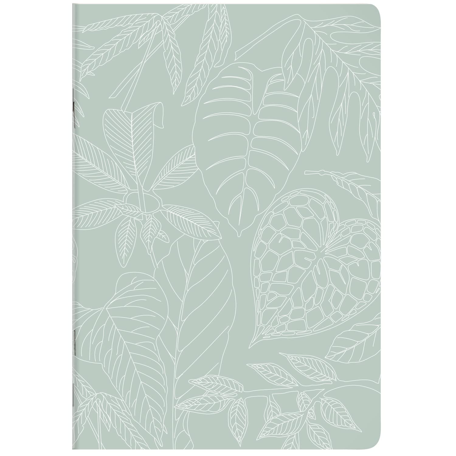 CLAIREFONTAINE x Jungle Harmony Notebook A4 48s Lined+Margin Motif Foliage