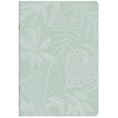 CLAIREFONTAINE x Jungle Harmony Notebook A4 48s Lined+Margin Motif Foliage