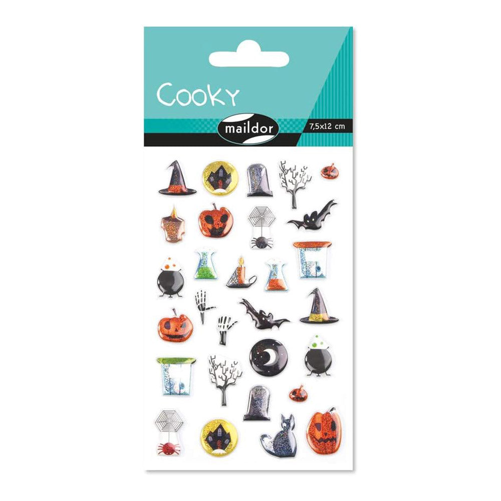 MAILDOR 3D Stickers Cooky Halloween 1s