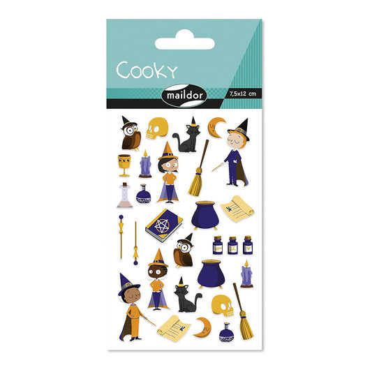 MAILDOR 3D Stickers Cooky Wizards 1s