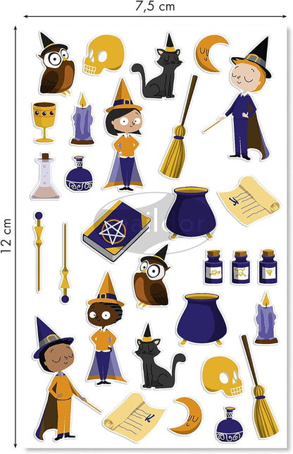 MAILDOR 3D Stickers Cooky Wizards 1s