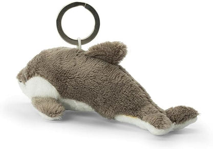 WWF Plush Keychain 10cm Dolphin Grey Default Title