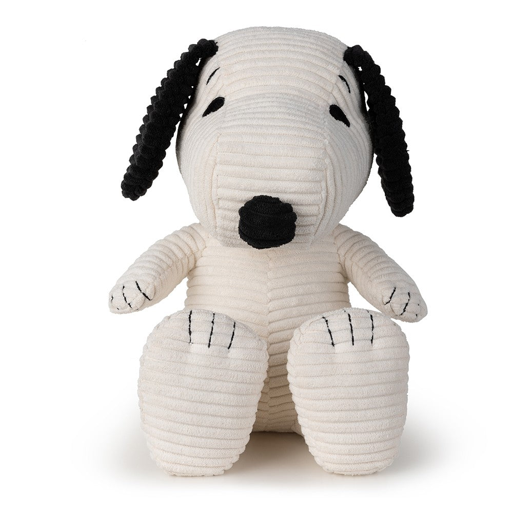 PEANUTS Sitting 27cm in Giftbox Snoopy Corduroy Cream Default Title