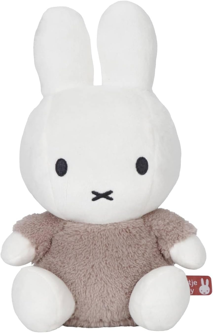 MIFFY Cuddle with Bell 25cm Fluffy Taupe Default Title