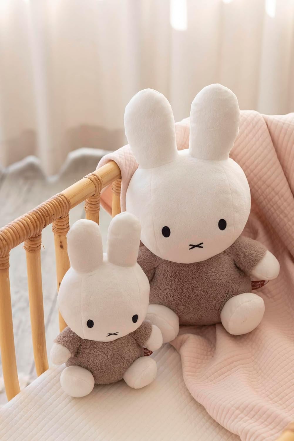 MIFFY Cuddle with Bell 25cm Fluffy Taupe Default Title