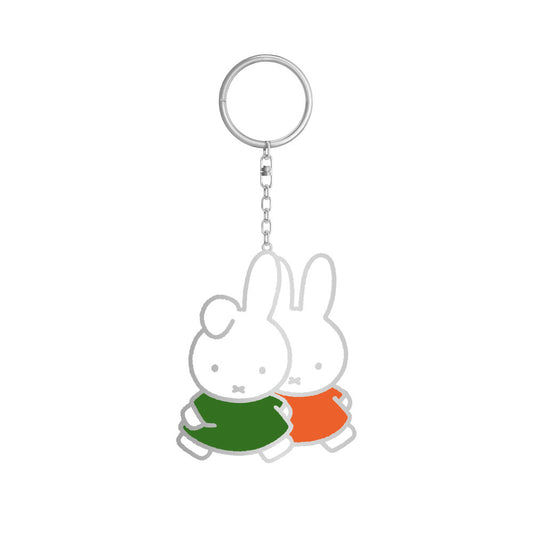 MIFFY Enamel Keychain Miffy and Dan Default Title