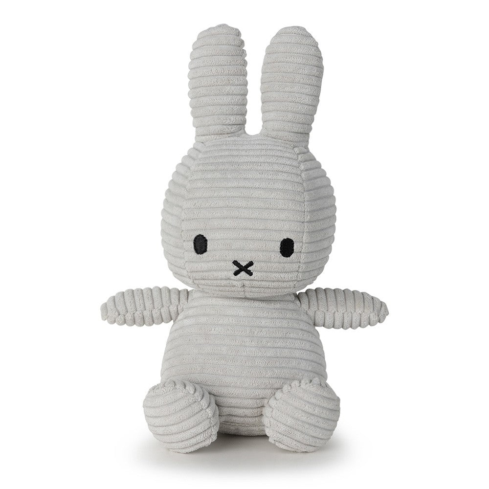 MIFFY Sitting 23cm Corduroy Soft Grey Default Title