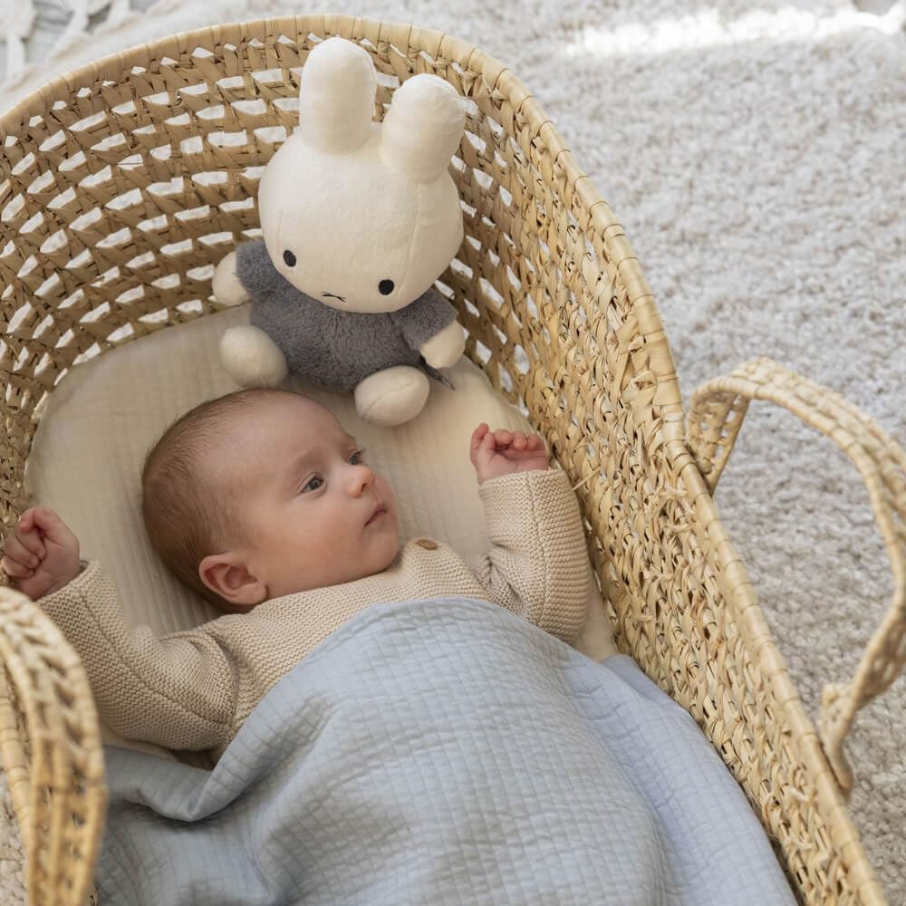 MIFFY Cuddle with Bell 25cm Fluffy Blue Default Title