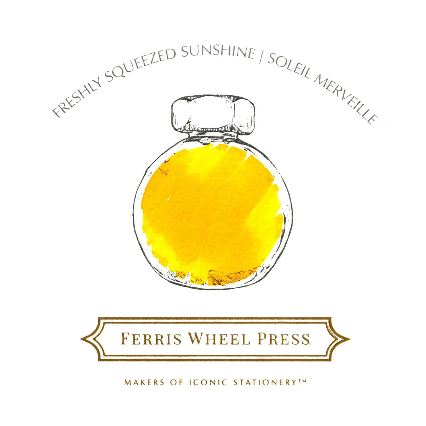 FERRIS WHEEL PRESS Fountain Pen Ink 38ml Freshly Squeezed Sunshine Default Title