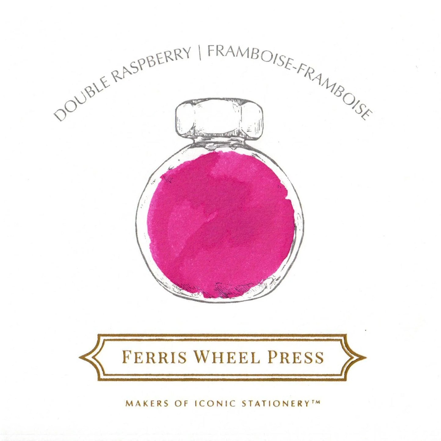 FERRIS WHEEL PRESS Fountain Pen Ink 38ml Double Raspberry Default Title