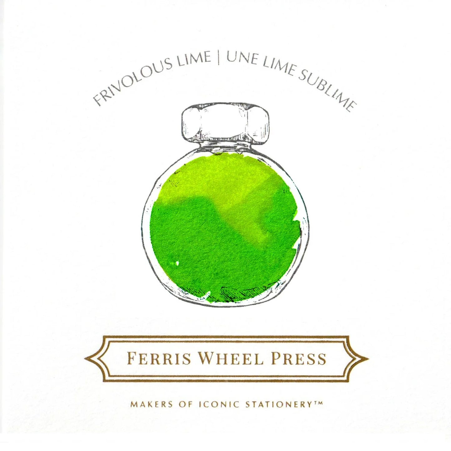 FERRIS WHEEL PRESS Fountain Pen Ink 38ml Frivolous Lime Default Title