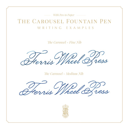 FERRIS WHEEL PRESS Carousel Fountain Pen-Fine Brilliant Beanstalk Default Title