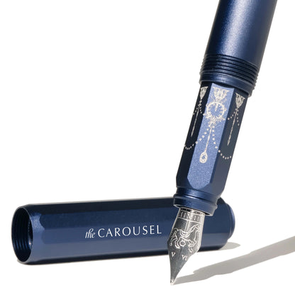 FERRIS WHEEL PRESS Carousel Aluminium Fountain Pen-Fine Glistening Glass Default Title