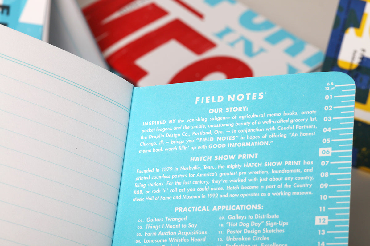 FIELD NOTES Quarterly Edition Hatch 3-Pack Default Title