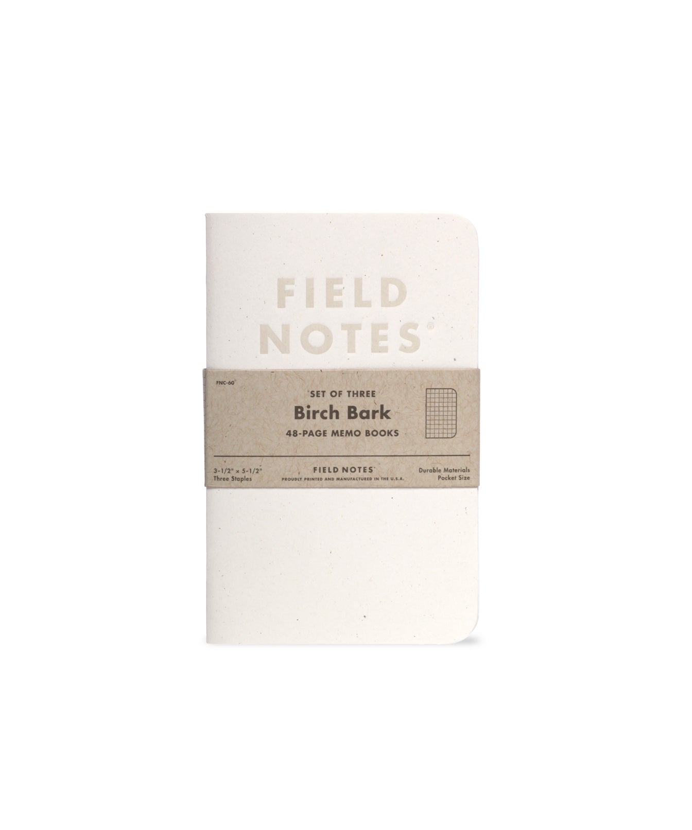 FIELD NOTES Quarterly Edition Birch Bark 2-Pack Default Title