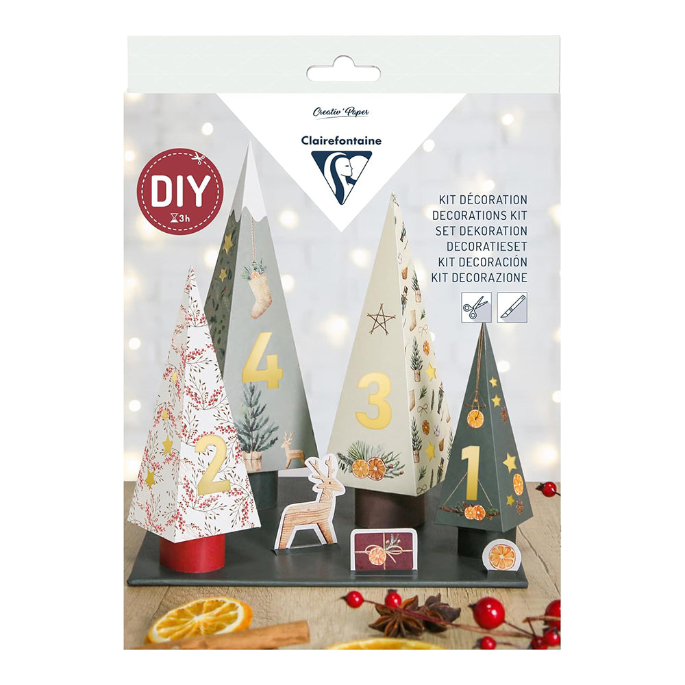 CLAIREFONTAINE Creative Kit Advent Trees