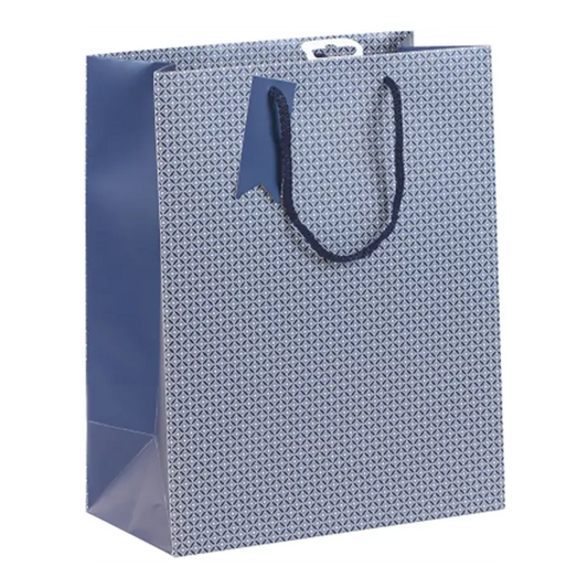 CLAIREFONTAINE Gift Bag Large 26.5x14x33cm Men In Blue