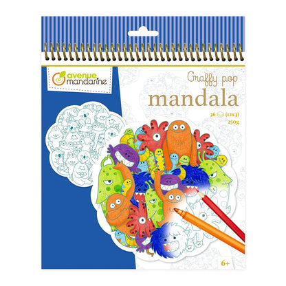 AVENUE MANDARINE Graffy Mandala Jumble Monsters