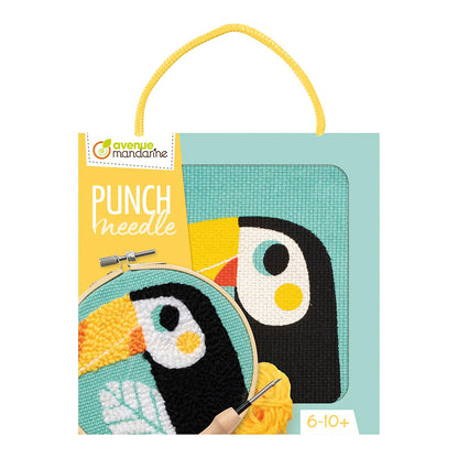 AVENUE MANDARINE Punch Needle Toucan