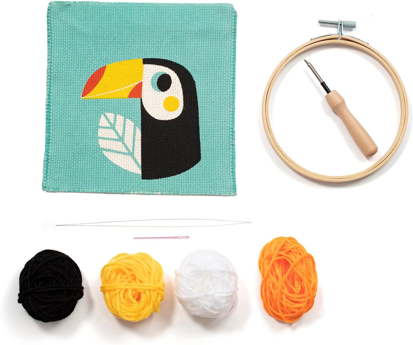 AVENUE MANDARINE Punch Needle Toucan