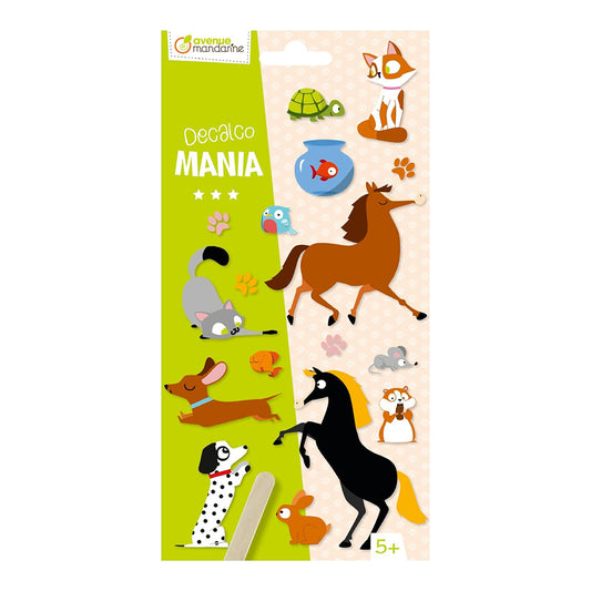 AVENUE MANDARINE Decalco Mania Domestic Animals