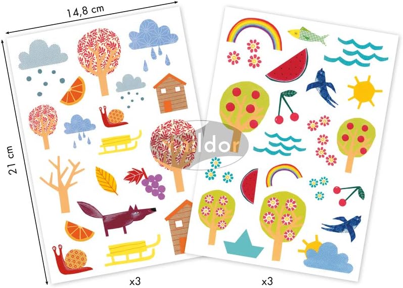 MAILDOR Baby Stickers Seasons 6s