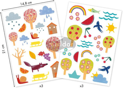 MAILDOR Baby Stickers Seasons 6s