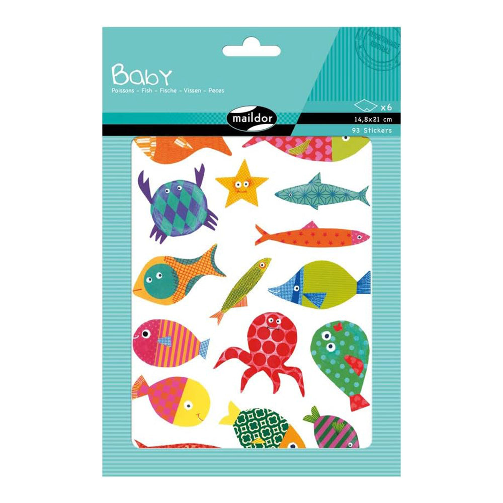 MAILDOR Baby Stickers Fishes 6s