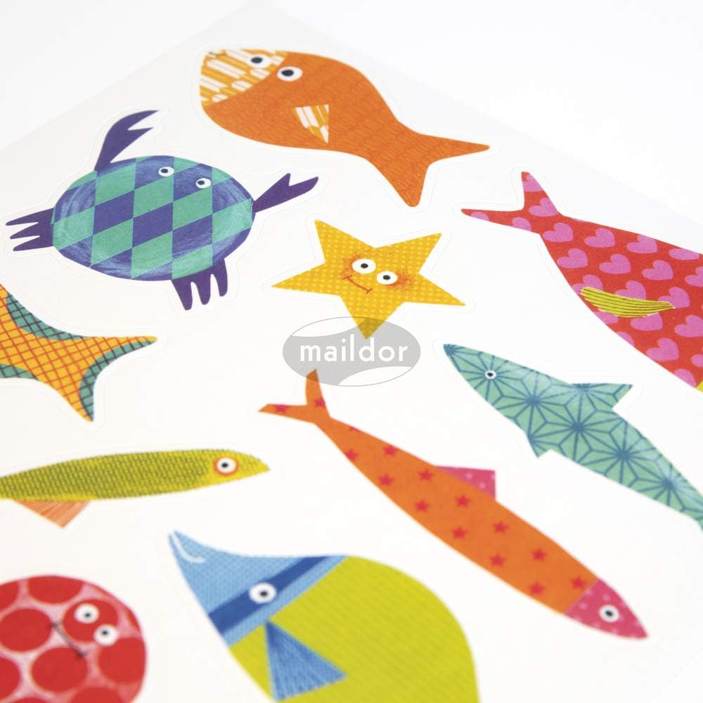 MAILDOR Baby Stickers Fishes 6s