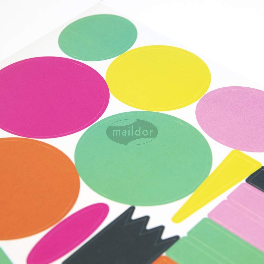 MAILDOR Baby Stickers Giant Shapes 6s