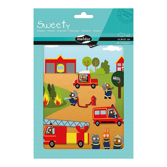 MAILDOR Deco Stickers Sweety Firemen 2s