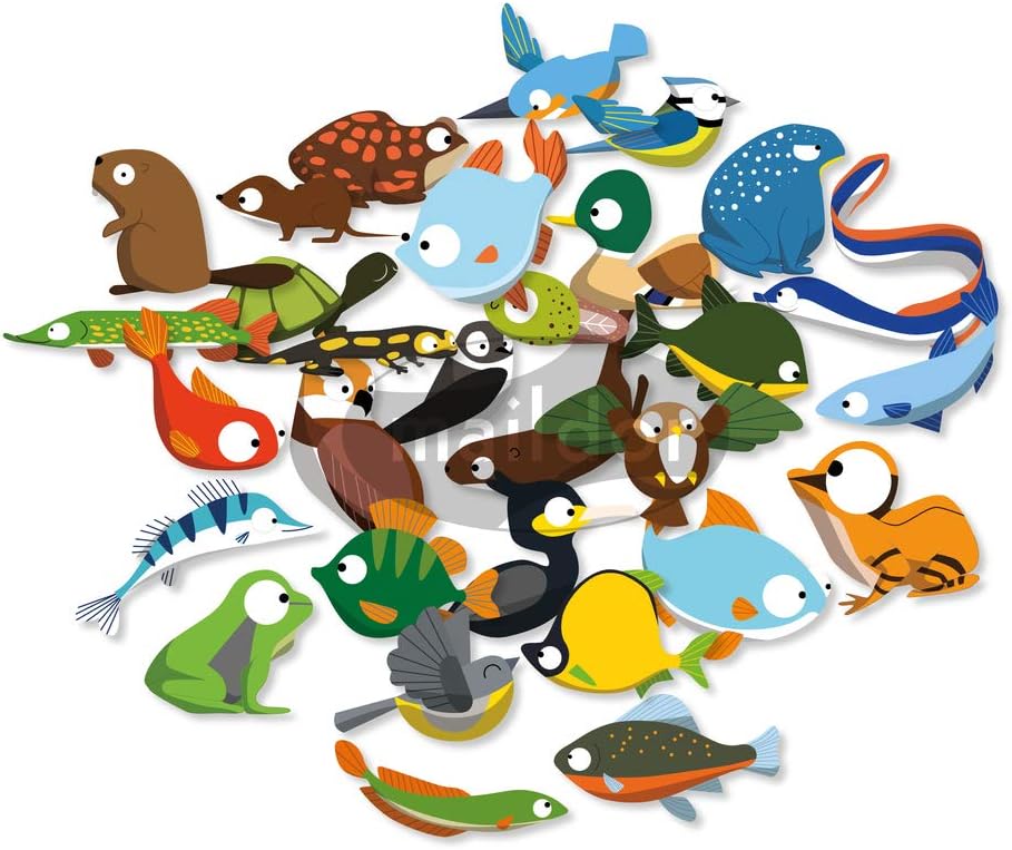 MAILDOR Deco Stickers Sweety River Animals 4s