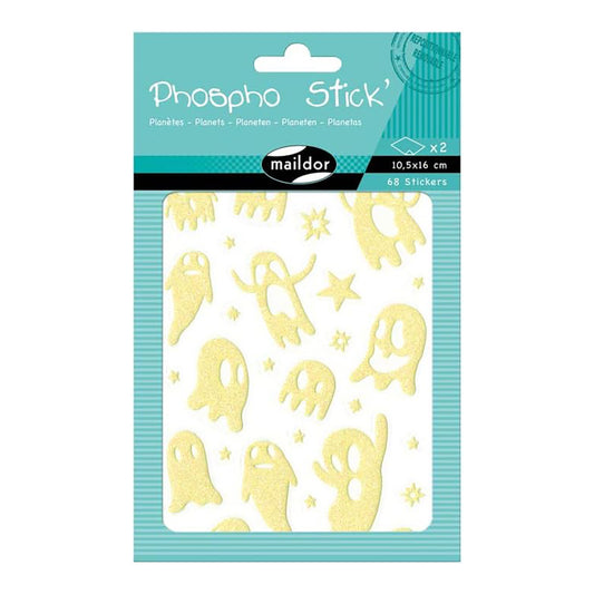 MAILDOR 3D Stickers Phospho' Stick Ghosts 2s