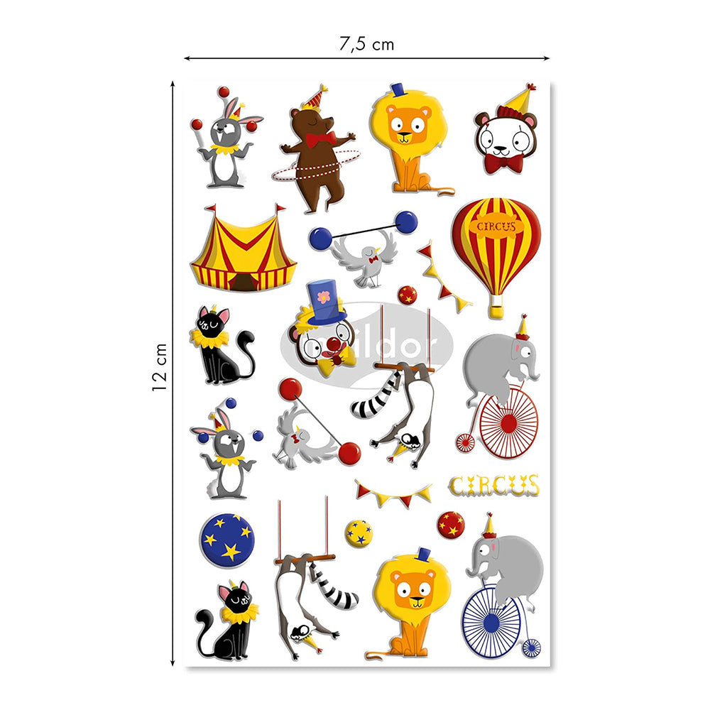 MAILDOR 3D Stickers Cooky Circus 1s