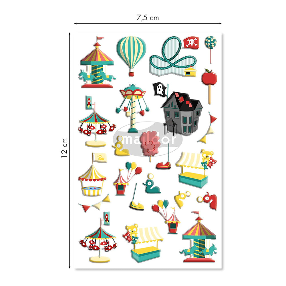 MAILDOR 3D Stickers Cooky Funfair 1s