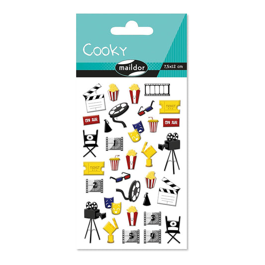 MAILDOR 3D Stickers Cooky Cinema 1s